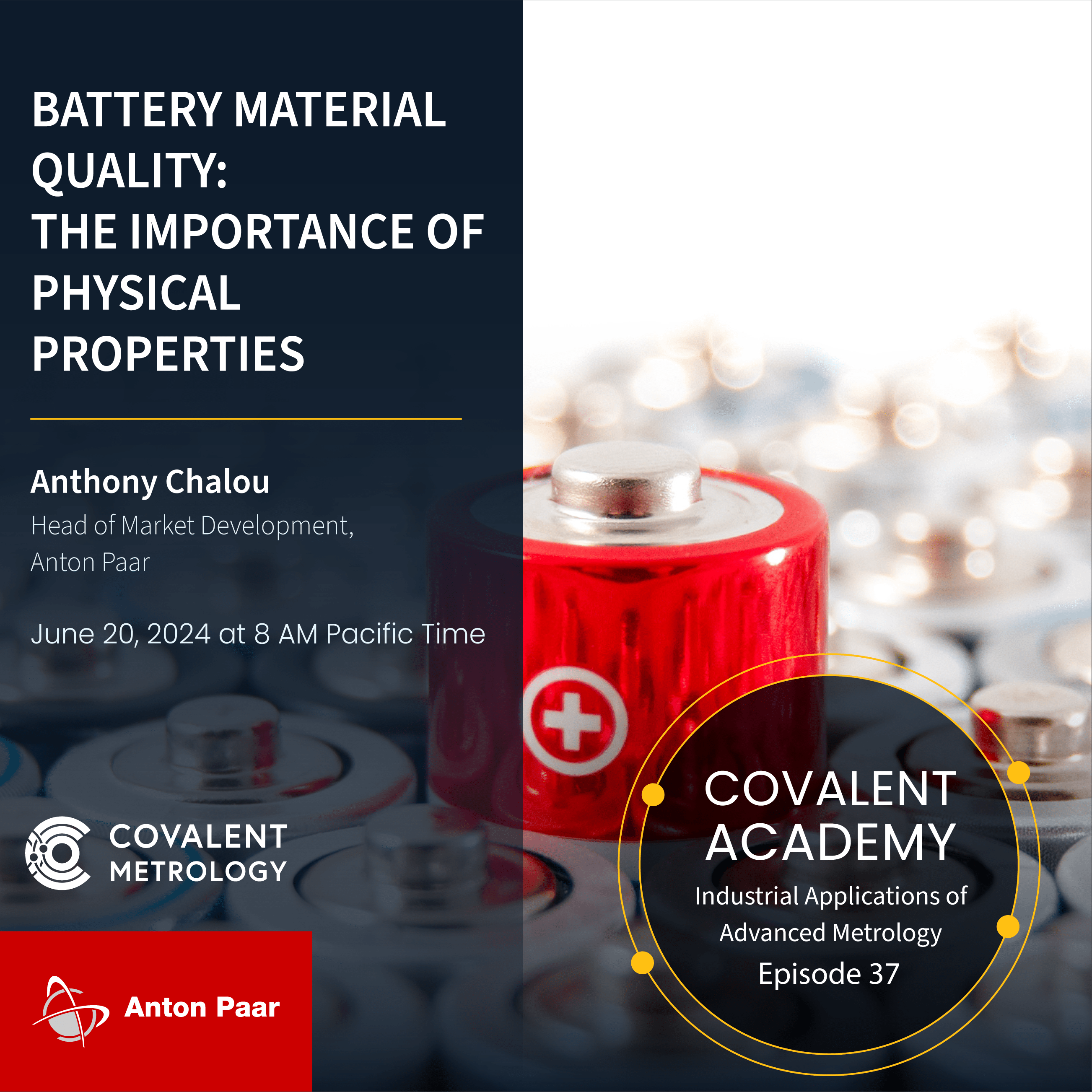Battery Material Quality: The Importance of Physical Properties